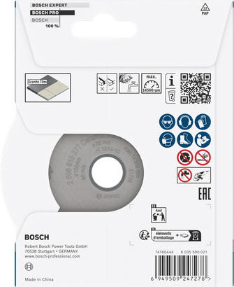 Bosch PRO 硬質陶瓷鑽石切割片 105 x 16/20 毫米。.